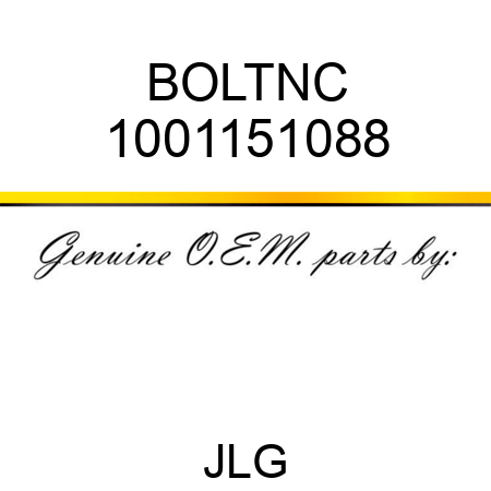 BOLTNC 1001151088