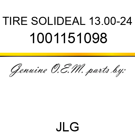 TIRE SOLIDEAL 13.00-24 1001151098
