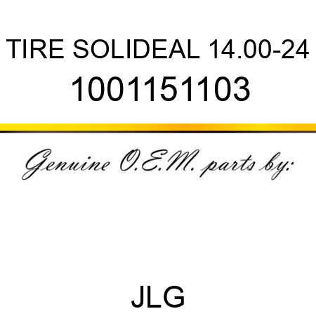 TIRE SOLIDEAL 14.00-24 1001151103