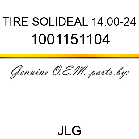 TIRE SOLIDEAL 14.00-24 1001151104