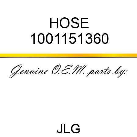 HOSE 1001151360