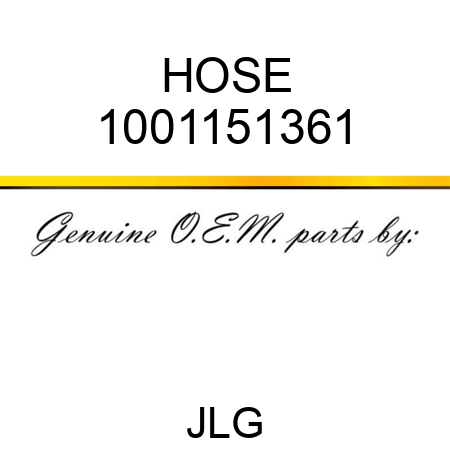 HOSE 1001151361