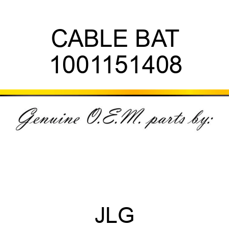 CABLE BAT 1001151408