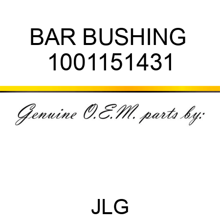 BAR BUSHING  1001151431