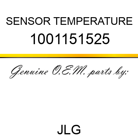 SENSOR TEMPERATURE 1001151525