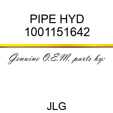 PIPE HYD 1001151642