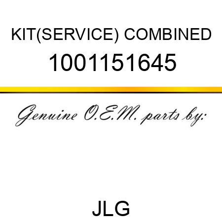 KIT(SERVICE) COMBINED 1001151645