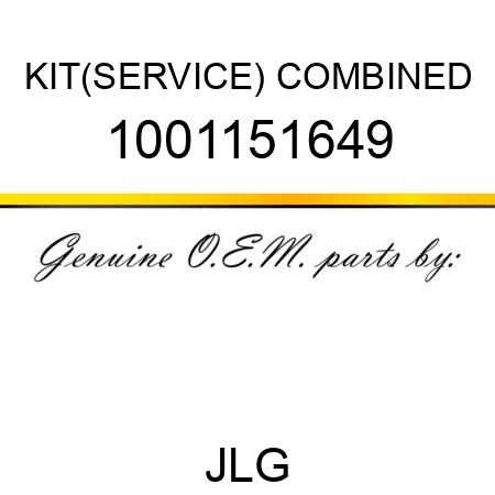 KIT(SERVICE) COMBINED 1001151649