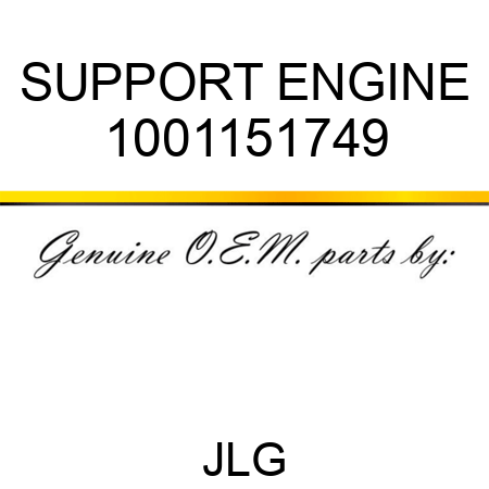 SUPPORT ENGINE 1001151749