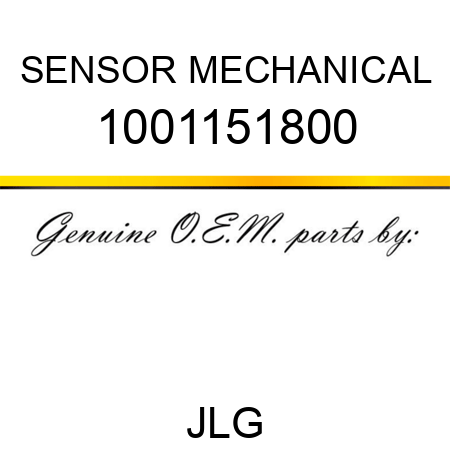 SENSOR MECHANICAL 1001151800