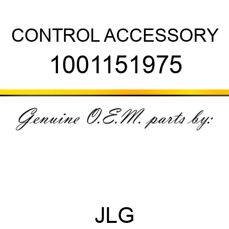 CONTROL ACCESSORY 1001151975