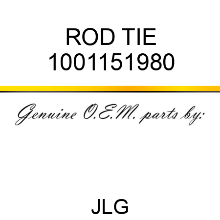 ROD TIE 1001151980