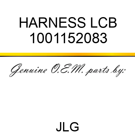 HARNESS LCB 1001152083