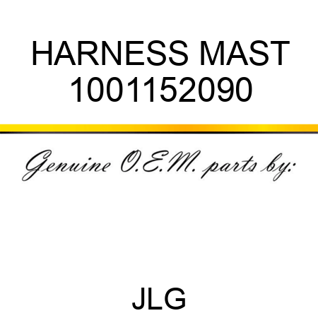 HARNESS MAST 1001152090