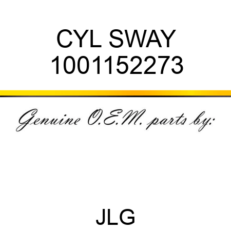 CYL SWAY 1001152273