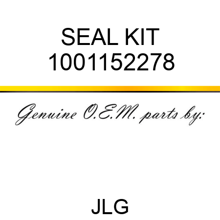 SEAL KIT 1001152278