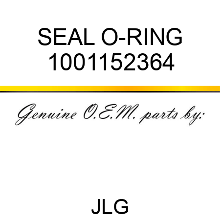 SEAL O-RING 1001152364