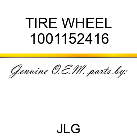 TIRE WHEEL 1001152416