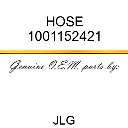 HOSE 1001152421