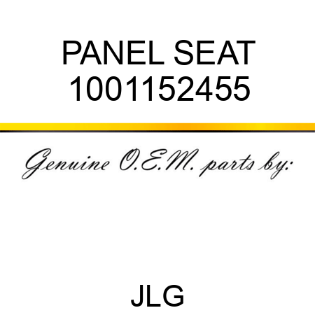 PANEL SEAT 1001152455