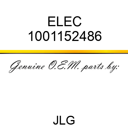 ELEC 1001152486