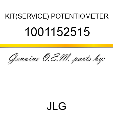 KIT(SERVICE) POTENTIOMETER 1001152515