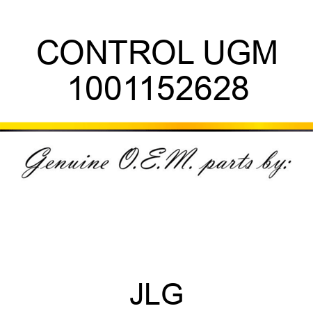 CONTROL UGM 1001152628