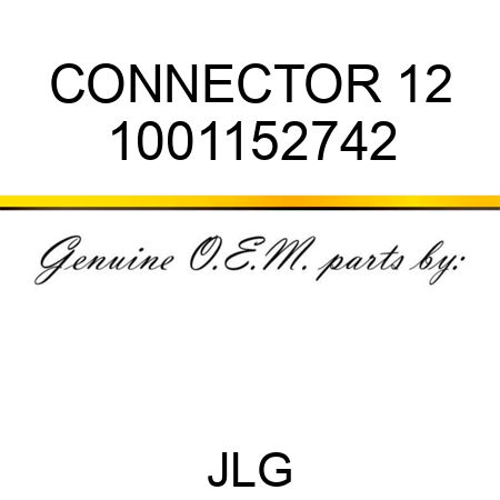 CONNECTOR 12 1001152742