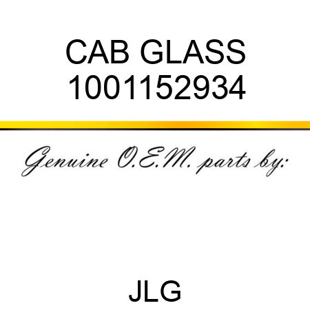 CAB GLASS 1001152934