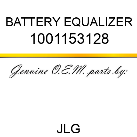 BATTERY EQUALIZER 1001153128