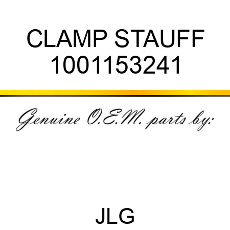 CLAMP STAUFF 1001153241