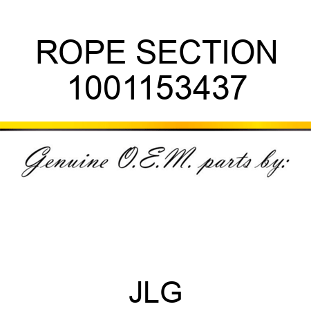 ROPE SECTION 1001153437