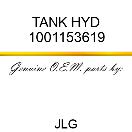 TANK HYD 1001153619