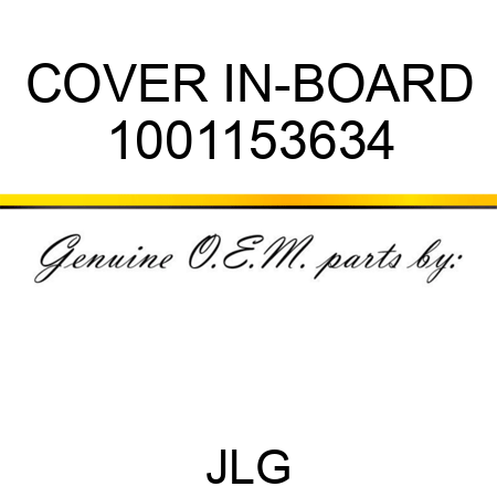 COVER IN-BOARD 1001153634