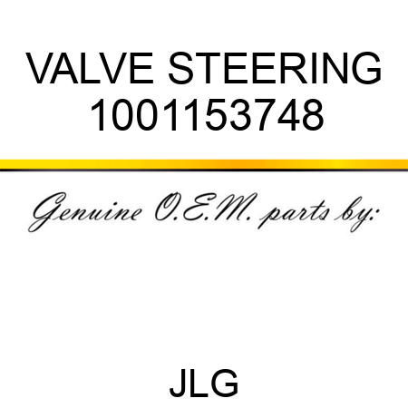 VALVE STEERING 1001153748