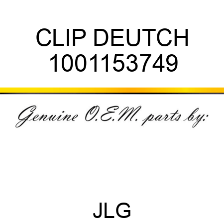 CLIP DEUTCH 1001153749
