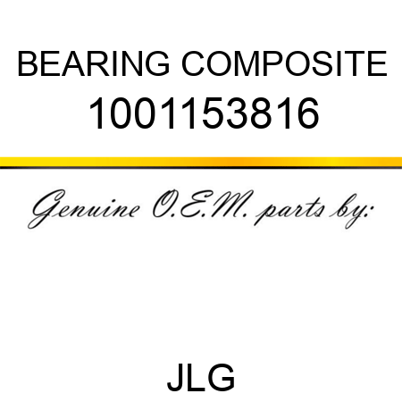 BEARING COMPOSITE 1001153816