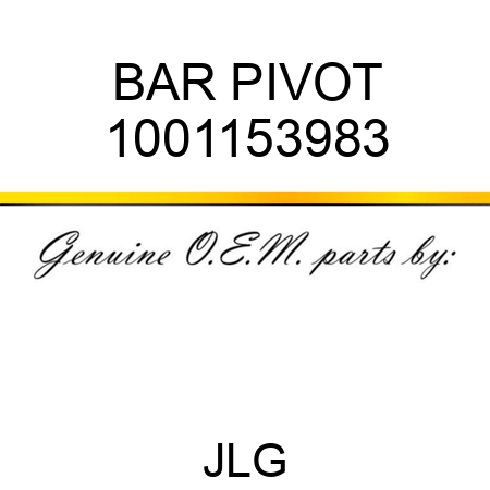BAR PIVOT 1001153983