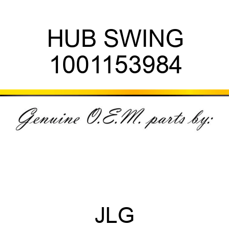 HUB SWING 1001153984