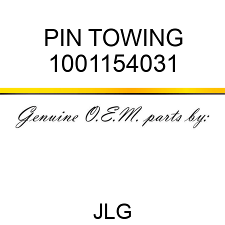 PIN TOWING 1001154031