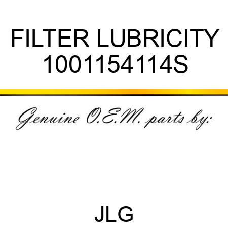 FILTER LUBRICITY 1001154114S
