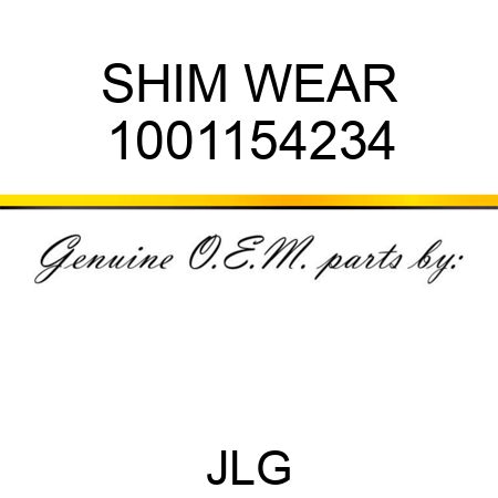 SHIM WEAR 1001154234