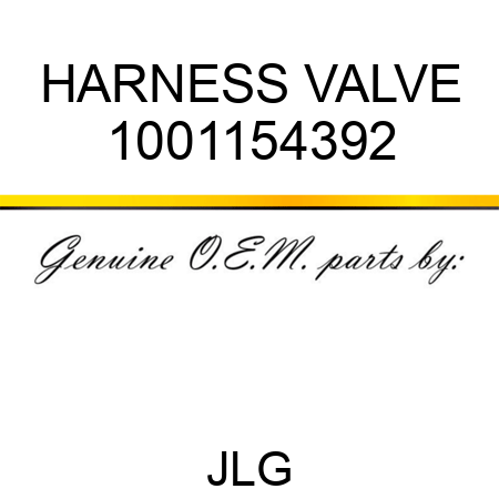 HARNESS VALVE 1001154392
