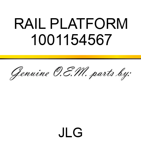 RAIL PLATFORM 1001154567
