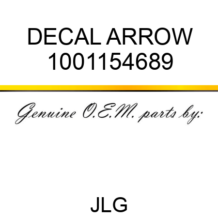 DECAL ARROW 1001154689