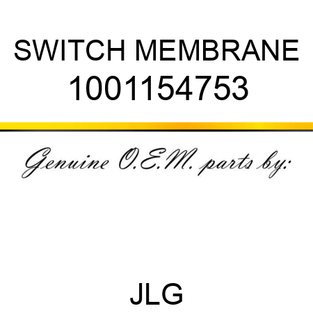 SWITCH MEMBRANE 1001154753
