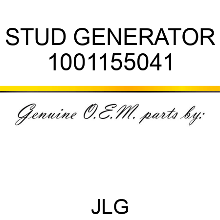 STUD GENERATOR 1001155041