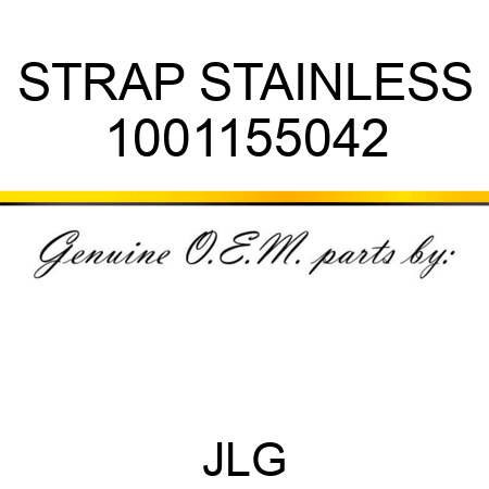 STRAP STAINLESS 1001155042