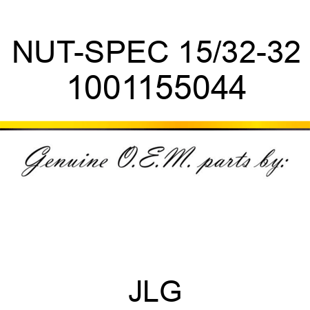 NUT-SPEC 15/32-32 1001155044