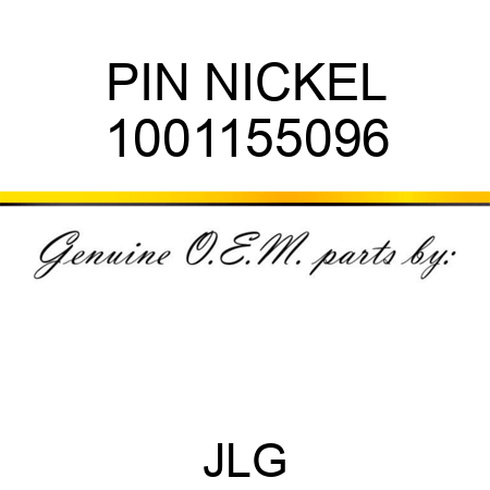 PIN NICKEL 1001155096